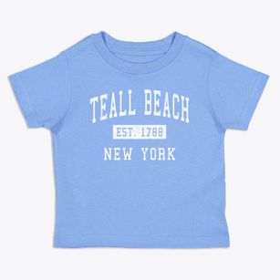Teall Beach New York Classic Established Toddler T-Shirt