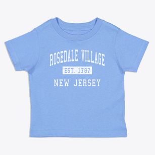 Rosedale Village New Jersey Classic Established Toddler T-Shirt