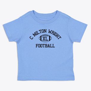 C. Milton Wright High School Classic Football Toddler T-Shirt