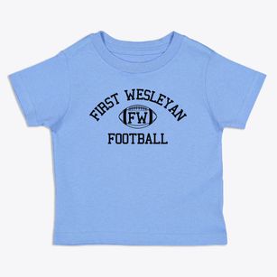 First Wesleyan Christian School Classic Football Toddler T-Shirt
