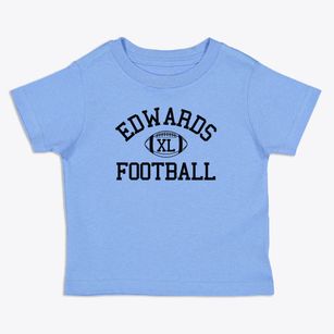 Edwards Junior High School Classic Football Toddler T-Shirt