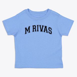 M Rivas Elementary School Varsity Arch Toddler T-Shirt
