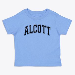 Alcott Elementary School Varsity Arch Toddler T-Shirt