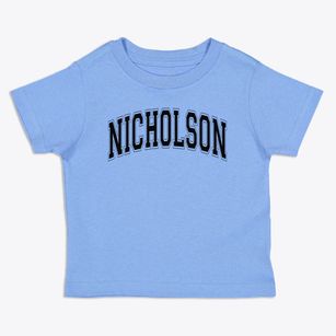 Nicholson Elementary School Varsity Arch Toddler T-Shirt
