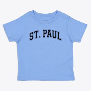 Saint Paul Lutheran School Varsity Arch Toddler T-Shirt
