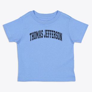 Thomas Jefferson Elementary School Varsity Arch Toddler T-Shirt