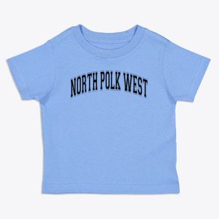 North Polk West Elementary School Varsity Arch Toddler T-Shirt