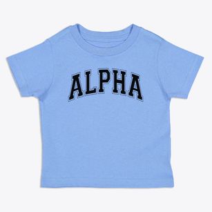 Alpha Montessori School Varsity Arch Toddler T-Shirt