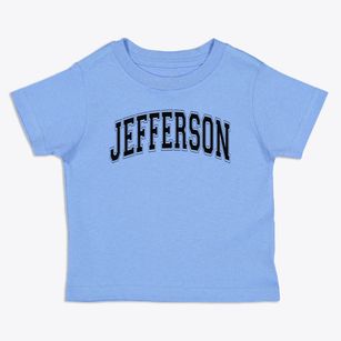 Jefferson Elementary School Varsity Arch Toddler T-Shirt