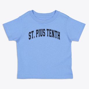 St Pius Tenth Parish Varsity Arch Toddler T-Shirt