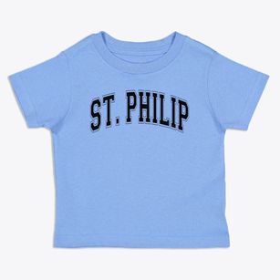 Saint Philip Of Jesus School Varsity Arch Toddler T-Shirt