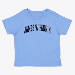 James W Fannin Primary School Varsity Arch Toddler T-Shirt