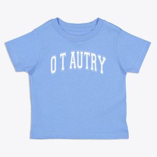 O T Autry Area Vocational Technical Varsity Arch Toddler T-Shirt
