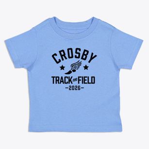 Crosby Elementary School Track and Field Toddler T-Shirt