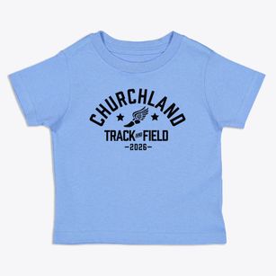 Churchland Elementary School Track and Field Toddler T-Shirt