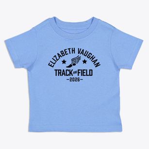 Elizabeth Vaughan Elementary School Track and Field Toddler T-Shirt