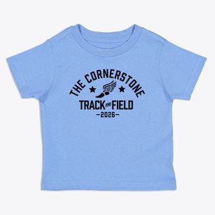 The Cornerstone Christian School Track and Field Toddler T-Shirt