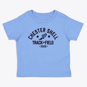 Chester Shell Elementary School Track and Field Toddler T-Shirt
