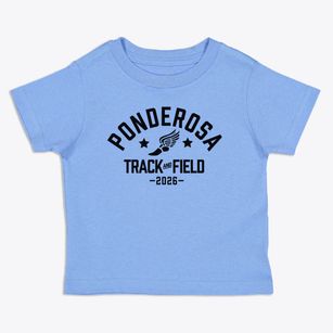 Ponderosa Elementary School Track and Field Toddler T-Shirt