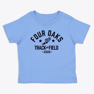 Four Oaks Middle School Track and Field Toddler T-Shirt