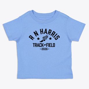 R N Harris Elementary Magnet School Track and Field Toddler T-Shirt