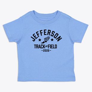 Jefferson Davis Diggs Elementary School Track and Field Toddler T-Shirt