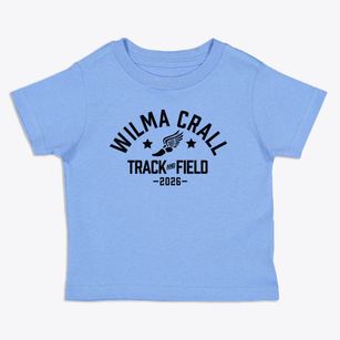 Wilma Crall Elementary School Track and Field Toddler T-Shirt