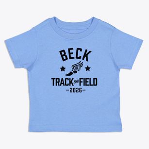 Beck Middle School Track and Field Toddler T-Shirt