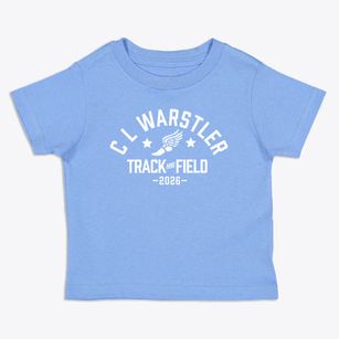 C L Warstler Elementary School Track and Field Toddler T-Shirt