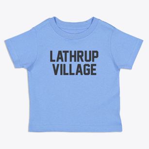 Lathrup Village Michigan Classic Block Toddler T-Shirt