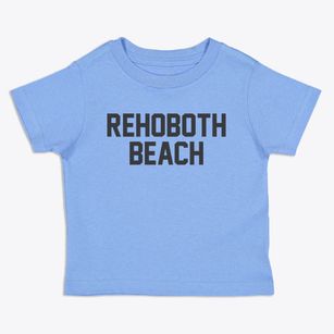 Rehoboth Beach Delaware Classic Block Toddler T-Shirt