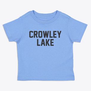 Crowley Lake California Classic Block Toddler T-Shirt