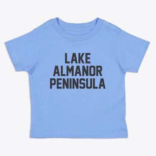 Lake Almanor Peninsula California Classic Block Toddler T-Shirt