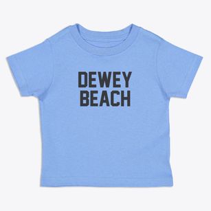 Dewey Beach Delaware Classic Block Toddler T-Shirt