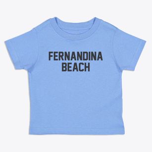 Fernandina Beach Florida Classic Block Toddler T-Shirt