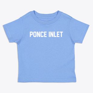 Ponce Inlet Florida Classic Block Toddler T-Shirt