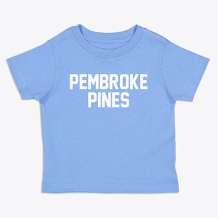 Pembroke Pines Florida Classic Block Toddler T-Shirt