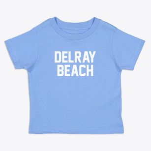 Delray Beach Florida Classic Block Toddler T-Shirt