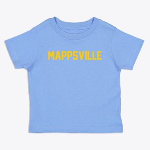 Mappsville Virginia Classic Block Toddler T-Shirt
