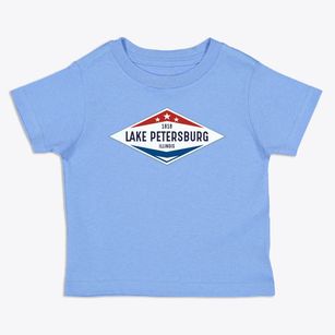 Lake Petersburg Illinois Diamond Star Toddler T-Shirt