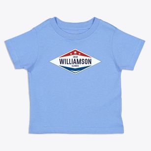 Williamson Illinois Diamond Star Toddler T-Shirt