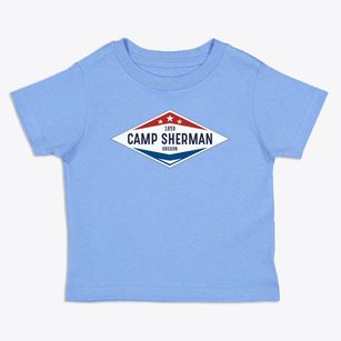 Camp Sherman Oregon Diamond Star Toddler T-Shirt