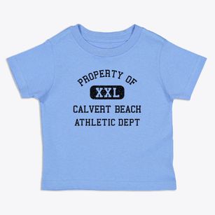 Calvert Beach Maryland Athletic Dept Toddler T-Shirt