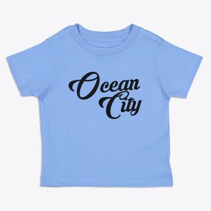 Ocean City New Jersey Vintage Team Toddler T-Shirt