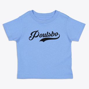 Poulsbo Washington Vintage Team Toddler T-Shirt