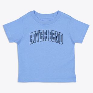 River Bend North Carolina Trendy Block Toddler T-Shirt