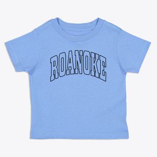 Roanoke Illinois Trendy Block Toddler T-Shirt