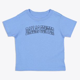Dallas Center Iowa Trendy Block Toddler T-Shirt