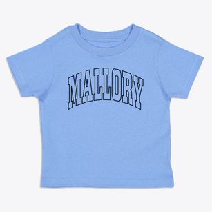 Mallory West Virginia Trendy Block Toddler T-Shirt