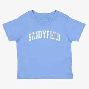 Sandyfield North Carolina Varsity Toddler T-Shirt